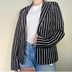 Stripped Black and White jacket